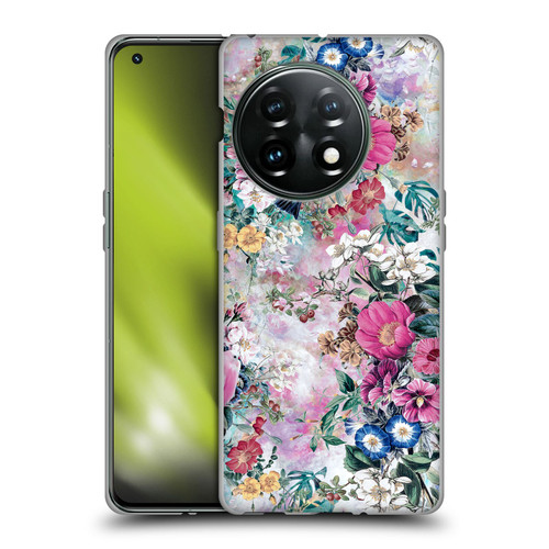 Riza Peker Florals Birds Soft Gel Case for OnePlus 11 5G