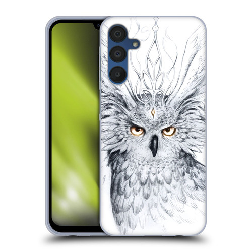 Jonas "JoJoesArt" Jödicke Wildlife Owl Soft Gel Case for Samsung Galaxy A15
