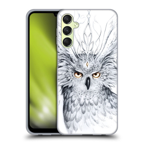 Jonas "JoJoesArt" Jödicke Wildlife Owl Soft Gel Case for Samsung Galaxy A24 4G / Galaxy M34 5G