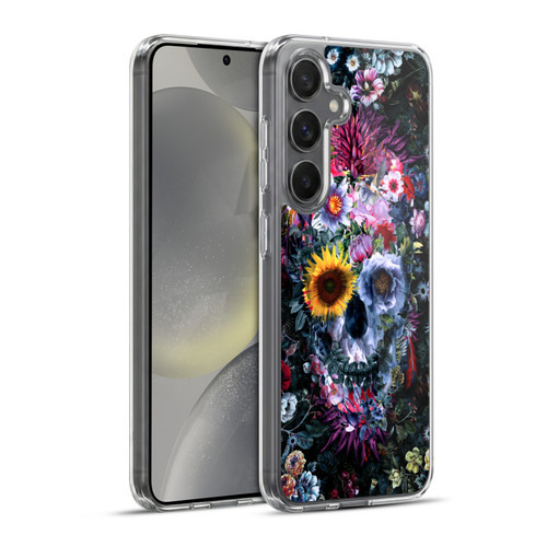 Riza Peker Skulls 9 Skull Soft Gel Case for Samsung Galaxy S24+ 5G & MagSafe