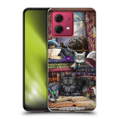 Brigid Ashwood Cats Storytime Cats And Books Soft Gel Case for Motorola Moto G84 5G