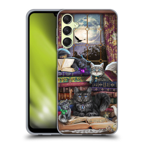 Brigid Ashwood Cats Storytime Cats And Books Soft Gel Case for Samsung Galaxy A24 4G / M34 5G