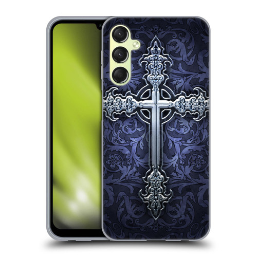 Brigid Ashwood Crosses Gothic Soft Gel Case for Samsung Galaxy A24 4G / Galaxy M34 5G