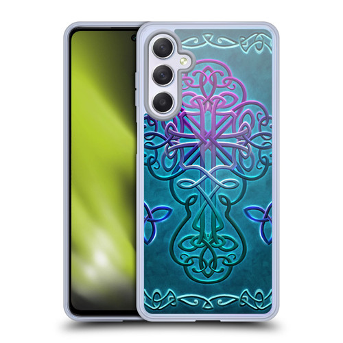 Brigid Ashwood Crosses Celtic Soft Gel Case for Samsung Galaxy M54 5G