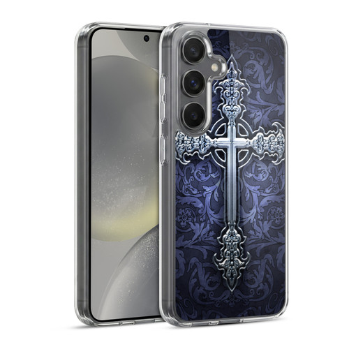 Brigid Ashwood Crosses Gothic Soft Gel Case for Samsung Galaxy S24 5G & MagSafe