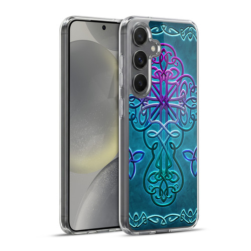 Brigid Ashwood Crosses Celtic Soft Gel Case for Samsung Galaxy S24+ 5G & MagSafe