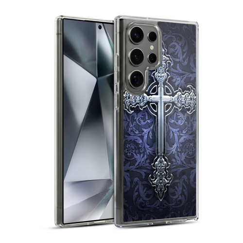 Brigid Ashwood Crosses Gothic Soft Gel Case for Samsung Galaxy S24 Ultra 5G & MagSafe