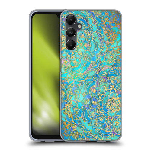 Micklyn Le Feuvre Mandala Sapphire and Jade Soft Gel Case for Samsung Galaxy A05s