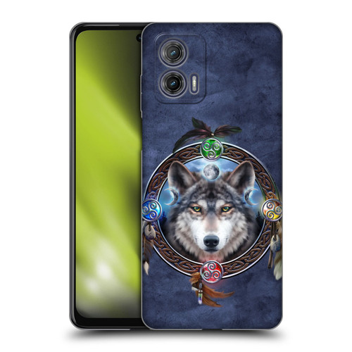 Brigid Ashwood Celtic Wisdom Wolf Guide Soft Gel Case for Motorola Moto G73 5G