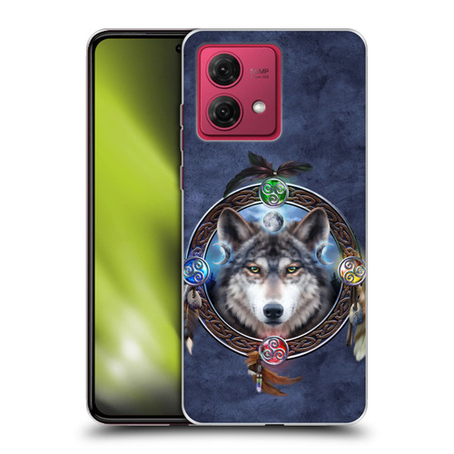 Brigid Ashwood Celtic Wisdom Wolf Guide Soft Gel Case for Motorola Moto G84 5G