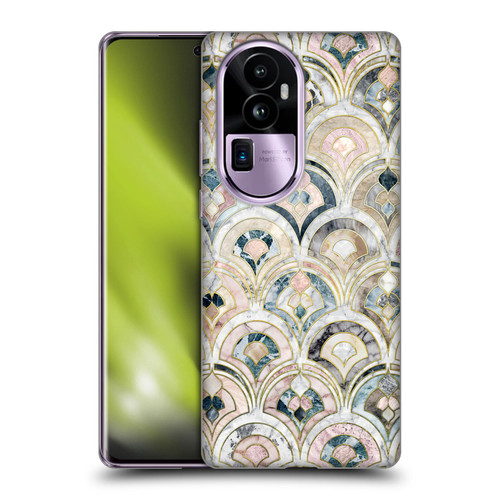 Micklyn Le Feuvre Marble Patterns Art Deco Tiles In Soft Pastels Soft Gel Case for OPPO Reno10 Pro+