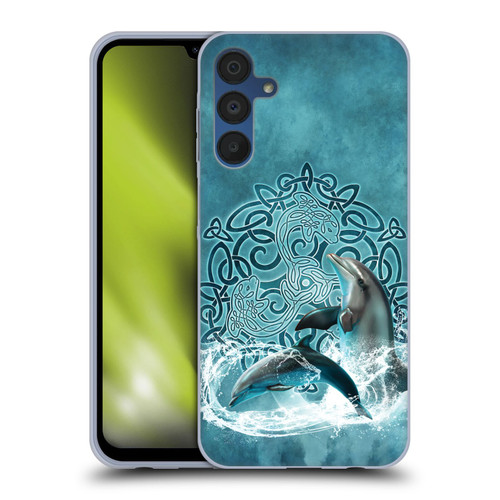Brigid Ashwood Celtic Wisdom Dolphin Soft Gel Case for Samsung Galaxy A15
