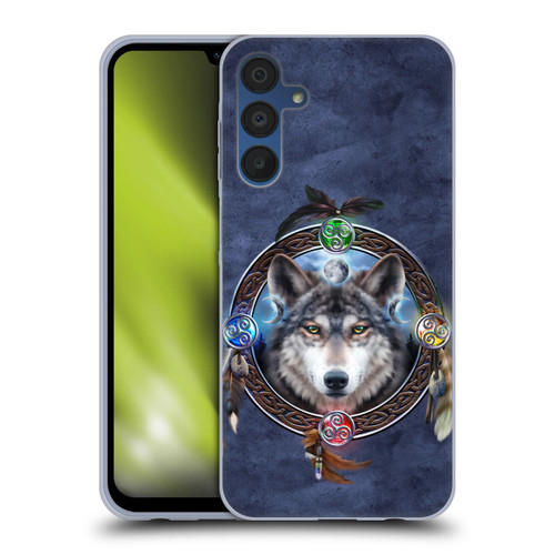 Brigid Ashwood Celtic Wisdom Wolf Guide Soft Gel Case for Samsung Galaxy A15