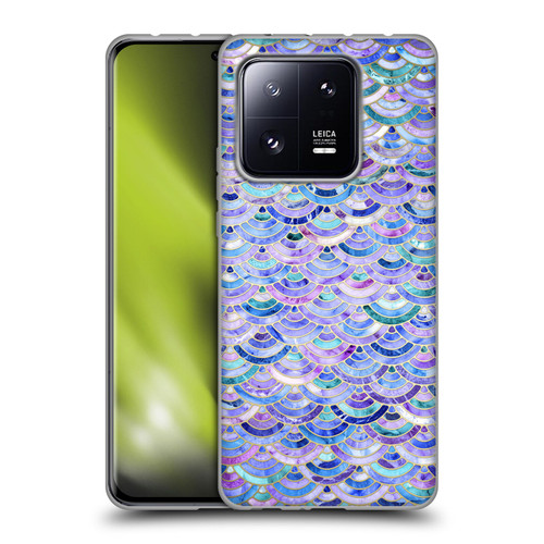 Micklyn Le Feuvre Marble Patterns Mosaic In Amethyst And Lapis Lazuli Soft Gel Case for Xiaomi 13 Pro 5G