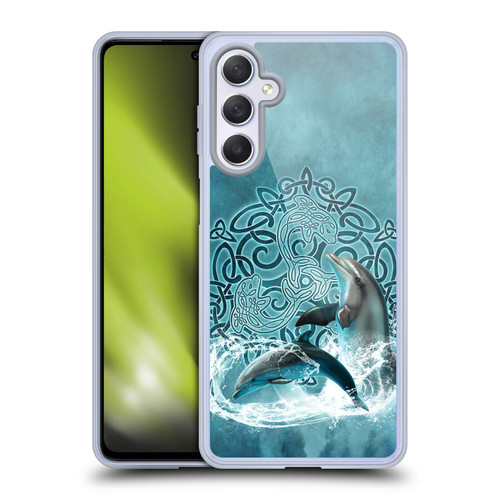 Brigid Ashwood Celtic Wisdom Dolphin Soft Gel Case for Samsung Galaxy M54 5G