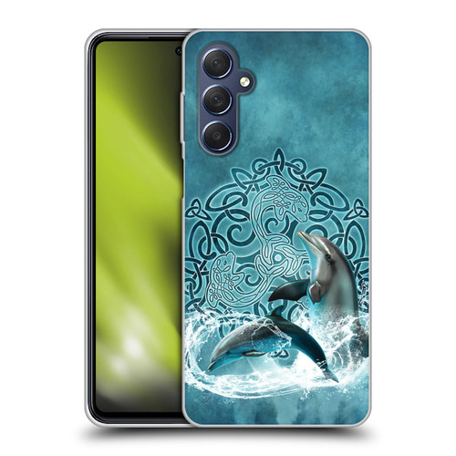 Brigid Ashwood Celtic Wisdom Dolphin Soft Gel Case for Samsung Galaxy M54 5G
