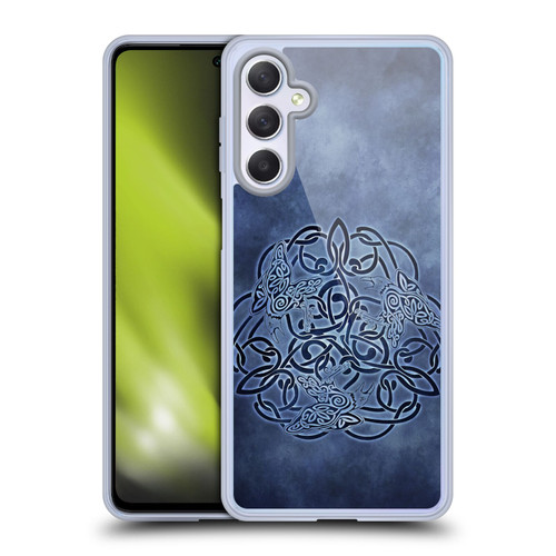 Brigid Ashwood Celtic Wisdom Knot Raven Soft Gel Case for Samsung Galaxy M54 5G