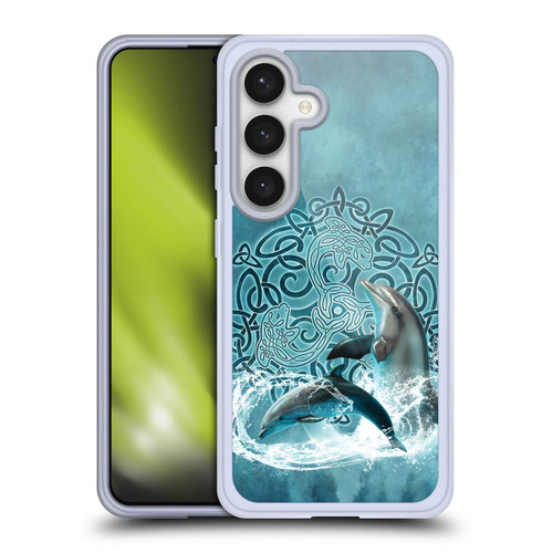 Brigid Ashwood Celtic Wisdom Dolphin Soft Gel Case for Samsung Galaxy S24 5G