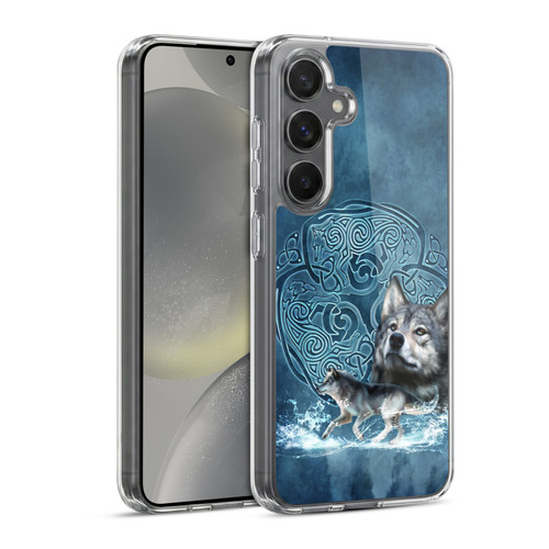 Brigid Ashwood Celtic Wisdom Wolf Soft Gel Case for Samsung Galaxy S24 5G