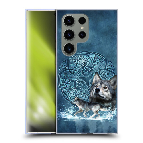 Brigid Ashwood Celtic Wisdom Wolf Soft Gel Case for Samsung Galaxy S24 Ultra 5G