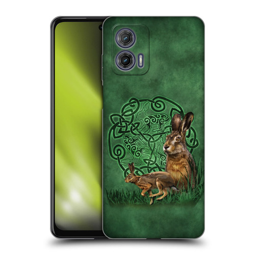 Brigid Ashwood Celtic Wisdom 2 Hare Soft Gel Case for Motorola Moto G73 5G