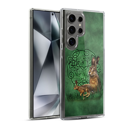 Brigid Ashwood Celtic Wisdom 2 Hare Soft Gel Case for Samsung Galaxy S24 Ultra 5G & MagSafe