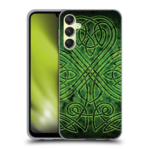 Brigid Ashwood Celtic Wisdom 3 Irish Shamrock Soft Gel Case for Samsung Galaxy A24 4G / Galaxy M34 5G