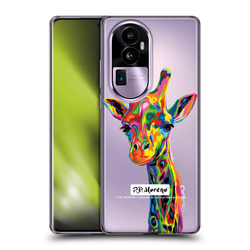 P.D. Moreno Animals Giraffe Soft Gel Case for OPPO Reno10 Pro+