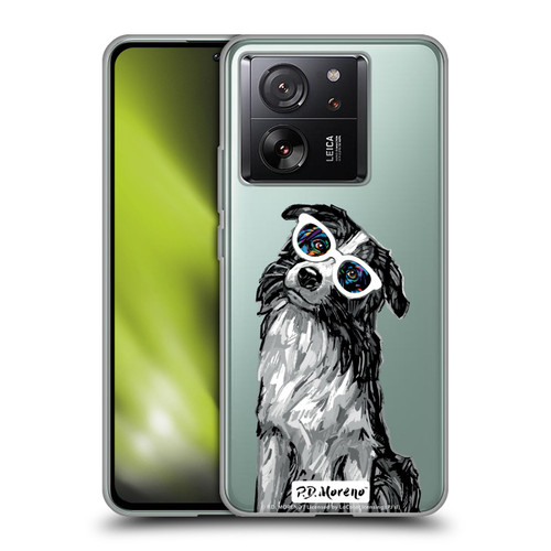 P.D. Moreno Black And White Dogs Border Collie Soft Gel Case for Xiaomi 13T 5G / 13T Pro 5G