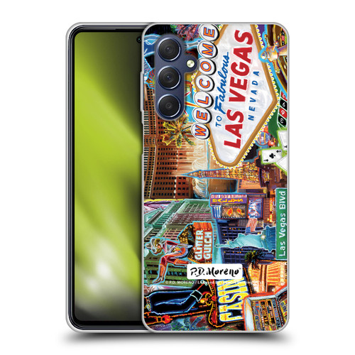 P.D. Moreno Cities Las Vegas 1 Soft Gel Case for Samsung Galaxy M54 5G
