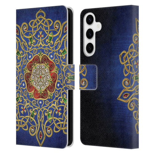 Brigid Ashwood Celtic Wisdom 3 Rose Leather Book Wallet Case Cover For Samsung Galaxy S24+ 5G