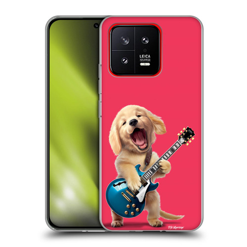 P.D. Moreno Furry Fun Artwork Golden Retriever Playing Guitar Soft Gel Case for Xiaomi 13 5G