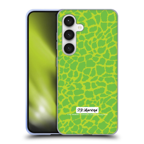 P.D. Moreno Patterns Lime Green Soft Gel Case for Samsung Galaxy S24 5G