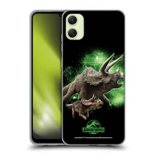 Jurassic World Key Art Triceratops Soft Gel Case for Samsung Galaxy A05