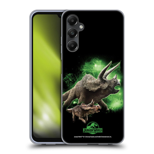 Jurassic World Key Art Triceratops Soft Gel Case for Samsung Galaxy A05s