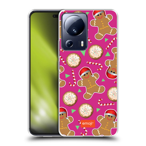 emoji® Christmas Patterns Gingerbread Cookies Soft Gel Case for Xiaomi 13 Lite 5G