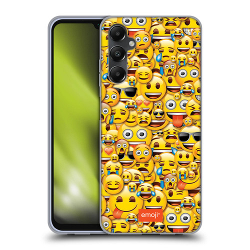 emoji® Full Patterns Smileys Soft Gel Case for Samsung Galaxy A05s