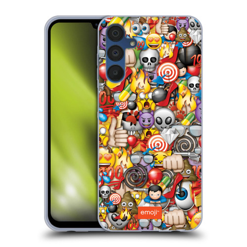 emoji® Full Patterns Assorted Soft Gel Case for Samsung Galaxy A15