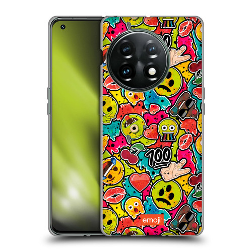 emoji® Graffiti Colours Soft Gel Case for OnePlus 11 5G