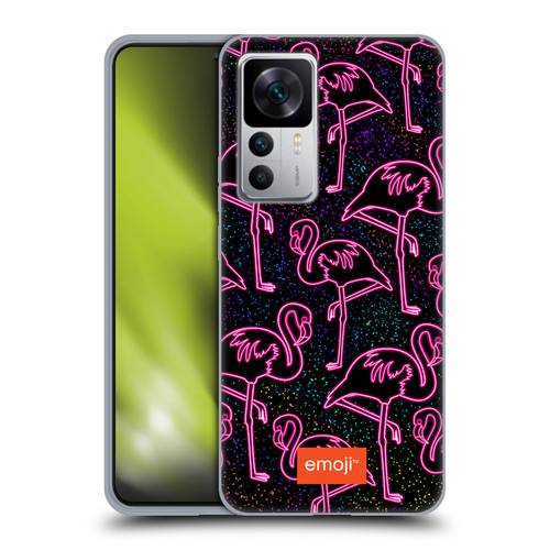 emoji® Neon Flamingo Soft Gel Case for Xiaomi 12T 5G / 12T Pro 5G / Redmi K50 Ultra 5G