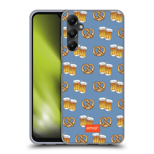 emoji® Oktoberfest Beer And Pretzel Soft Gel Case for Samsung Galaxy A05s