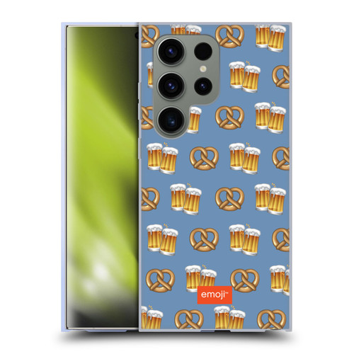 emoji® Oktoberfest Beer And Pretzel Soft Gel Case for Samsung Galaxy S24 Ultra 5G