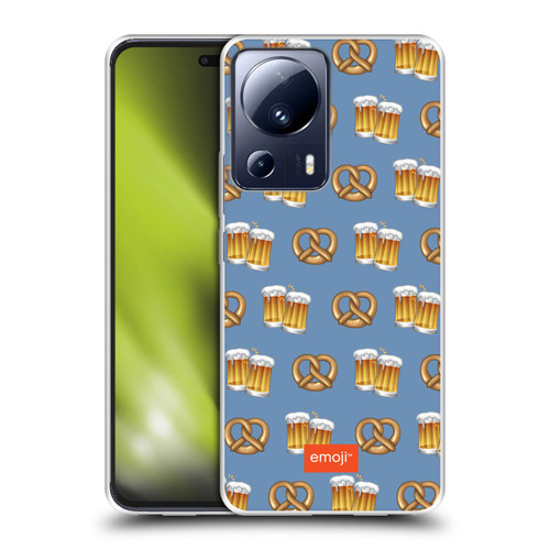 emoji® Oktoberfest Beer And Pretzel Soft Gel Case for Xiaomi 13 Lite 5G