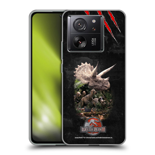 Jurassic Park III Key Art Dinosaurs 2 Soft Gel Case for Xiaomi 13T 5G / 13T Pro 5G