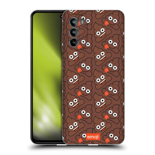 emoji® Trendy Poop Pattern Soft Gel Case for Motorola Moto G82 5G