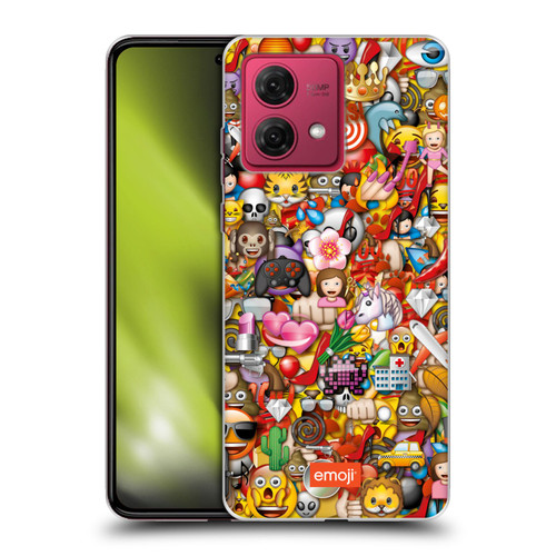 emoji® Trendy Full Pattern Soft Gel Case for Motorola Moto G84 5G
