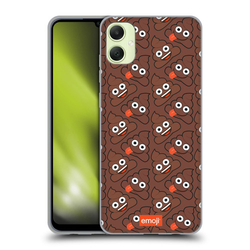 emoji® Trendy Poop Pattern Soft Gel Case for Samsung Galaxy A05