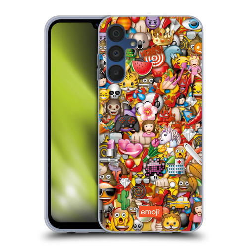 emoji® Trendy Full Pattern Soft Gel Case for Samsung Galaxy A15