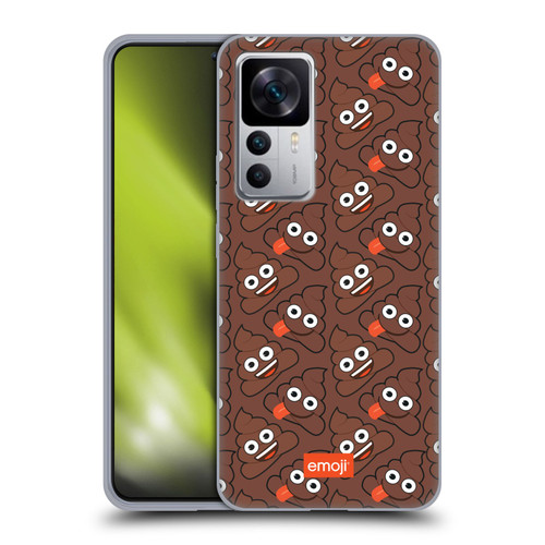 emoji® Trendy Poop Pattern Soft Gel Case for Xiaomi 12T 5G / 12T Pro 5G / Redmi K50 Ultra 5G