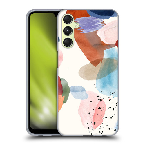 Ninola Pattern Abstract Pastel Soft Gel Case for Samsung Galaxy A24 4G / M34 5G